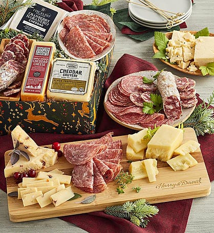 Holiday Charcuterie and Cheese Board Gift